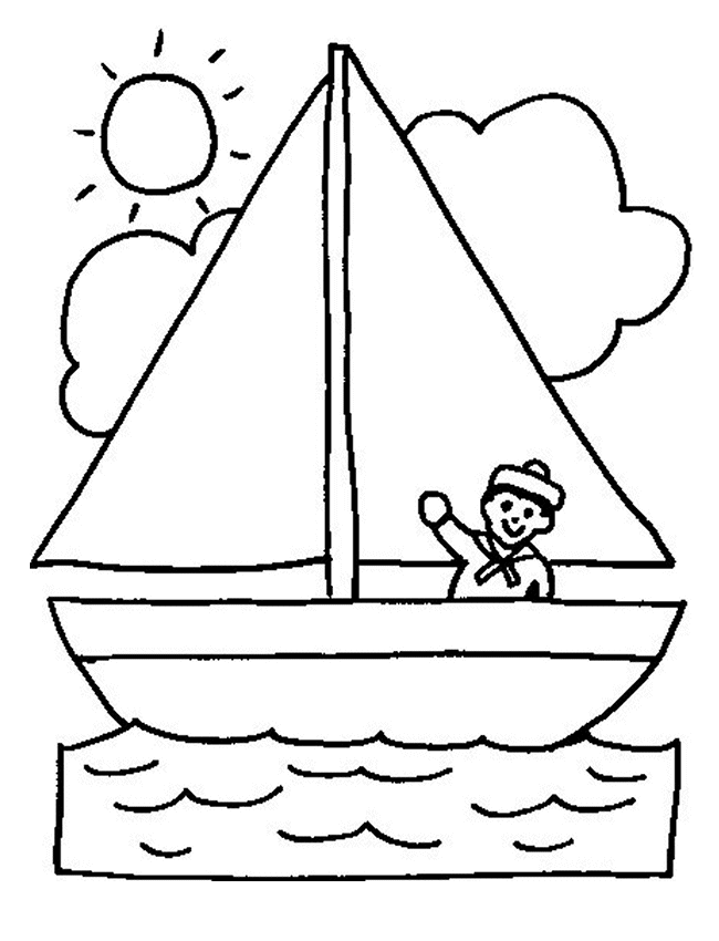 Dibujo para colorear: Boat / Ship (Transporte) #137441 - Dibujos para Colorear e Imprimir Gratis