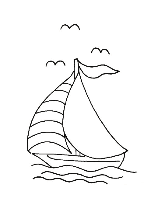 Dibujo para colorear: Boat / Ship (Transporte) #137448 - Dibujos para Colorear e Imprimir Gratis