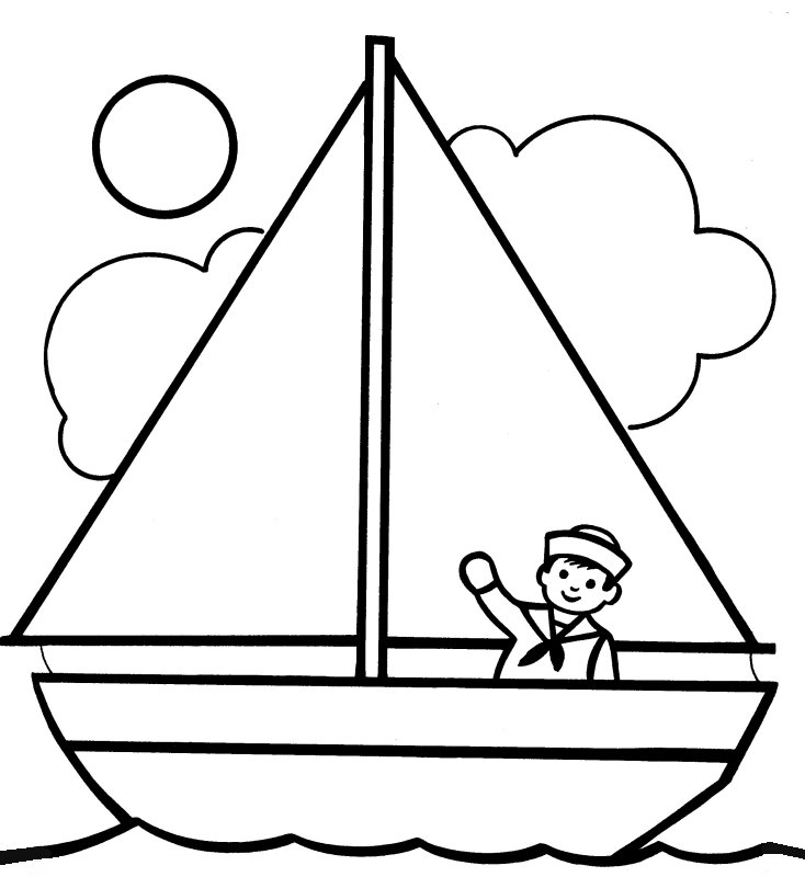 Dibujo para colorear: Boat / Ship (Transporte) #137454 - Dibujos para Colorear e Imprimir Gratis