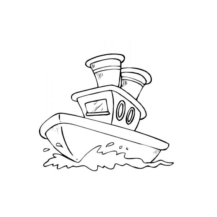 Dibujo para colorear: Boat / Ship (Transporte) #137489 - Dibujos para Colorear e Imprimir Gratis