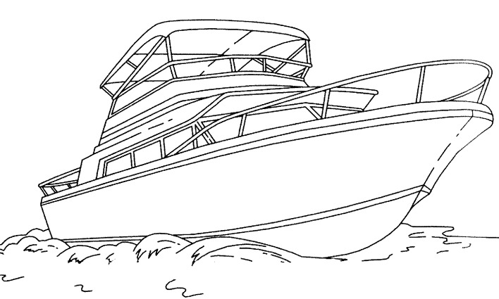 Dibujo para colorear: Boat / Ship (Transporte) #137510 - Dibujos para Colorear e Imprimir Gratis