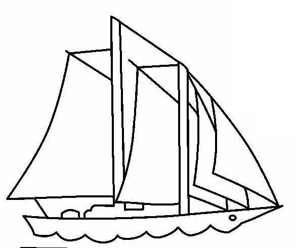 Dibujo para colorear: Boat / Ship (Transporte) #137522 - Dibujos para Colorear e Imprimir Gratis