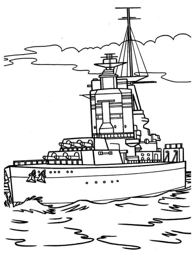 Dibujo para colorear: Boat / Ship (Transporte) #137539 - Dibujos para Colorear e Imprimir Gratis