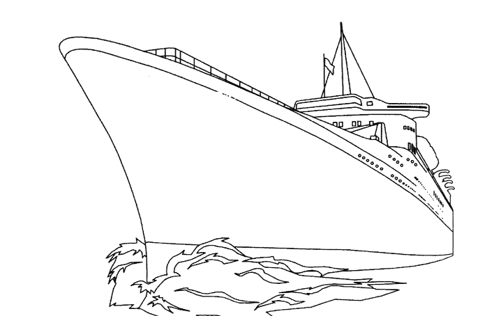 Dibujo para colorear: Boat / Ship (Transporte) #137559 - Dibujos para Colorear e Imprimir Gratis
