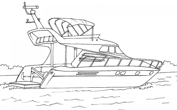 Dibujo para colorear: Boat / Ship (Transporte) #137564 - Dibujos para Colorear e Imprimir Gratis