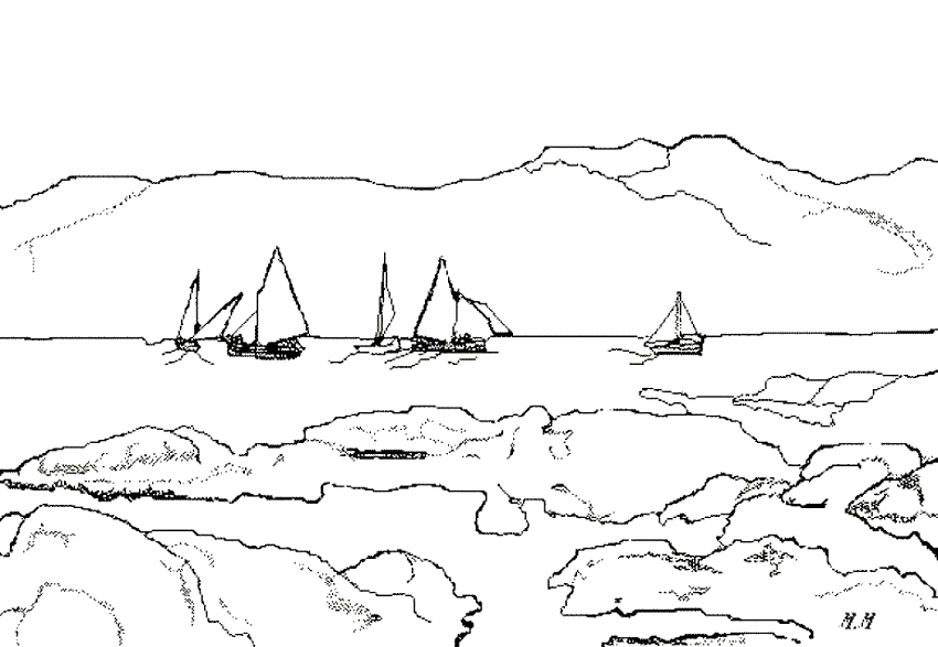 Dibujo para colorear: Boat / Ship (Transporte) #137654 - Dibujos para Colorear e Imprimir Gratis