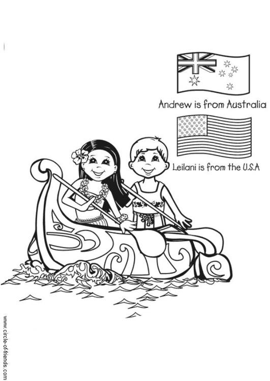 Dibujo para colorear: Bote Pequeño / Canoa (Transporte) #142188 - Dibujos para Colorear e Imprimir Gratis