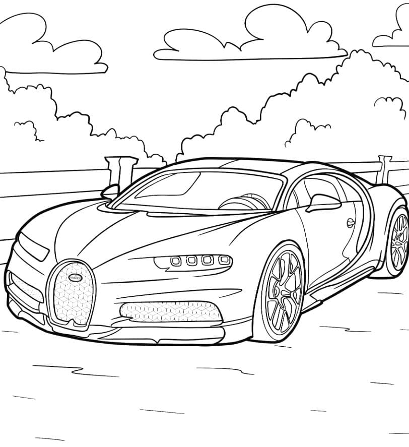 Dibujo gratuito Bugatti #218671 de la coleccion Transporte para imprimir