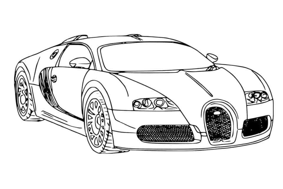 Dibujo gratuito Bugatti #218673 de la coleccion Transporte para imprimir