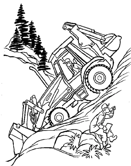 Dibujo gratuito Bulldozer / Pala Mecánica #141712 de la coleccion Transporte para imprimir
