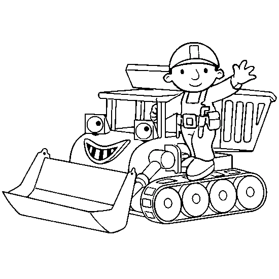 Dibujo gratuito Bulldozer / Pala Mecánica #141767 de la coleccion Transporte para imprimir