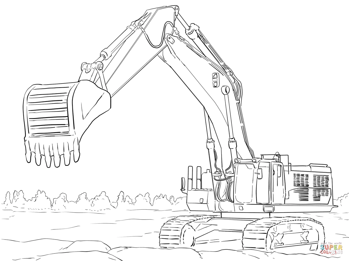 Dibujo gratuito Bulldozer / Pala Mecánica #141779 de la coleccion Transporte para imprimir