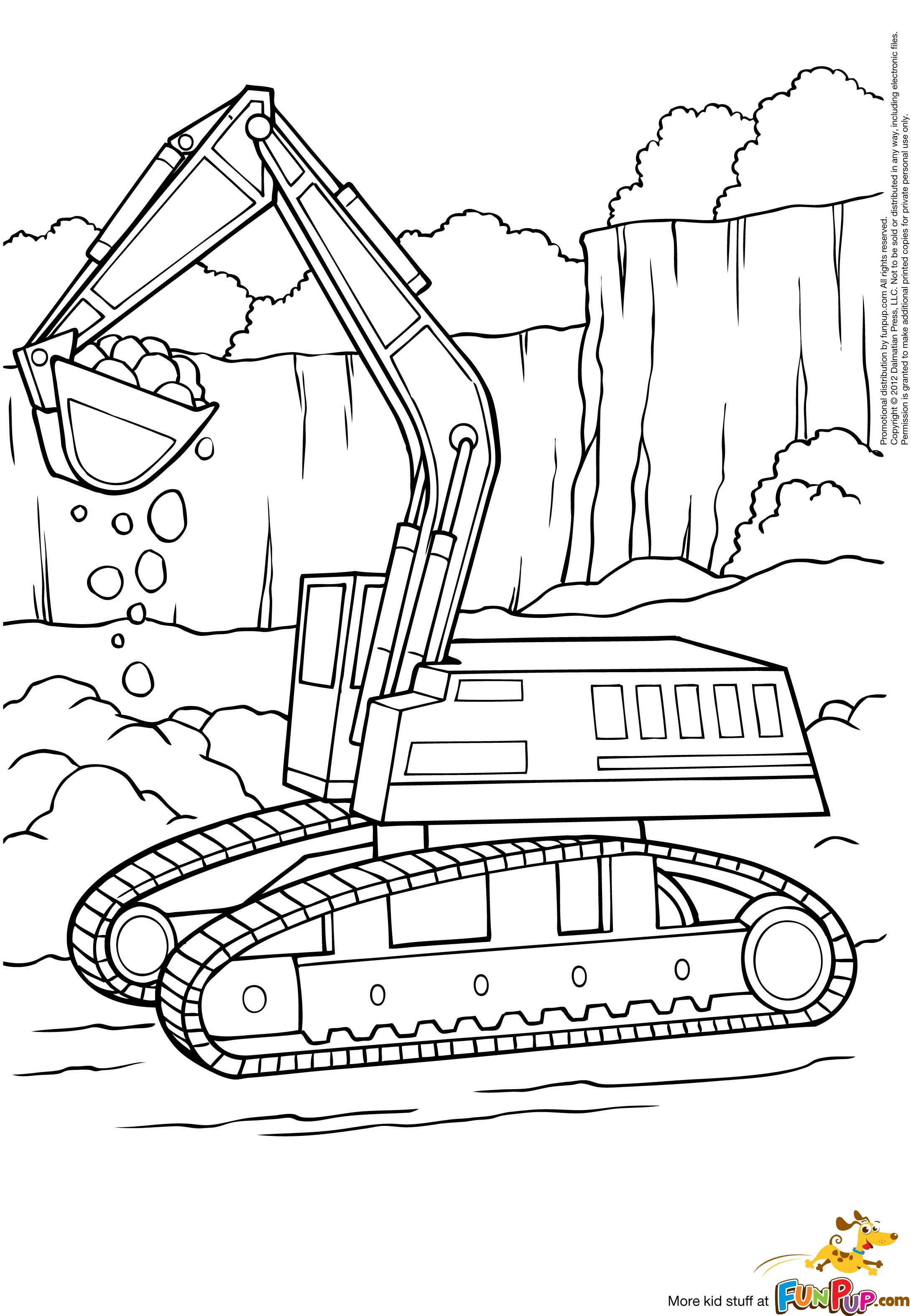 Dibujo gratuito Bulldozer / Pala Mecánica #141785 de la coleccion Transporte para imprimir