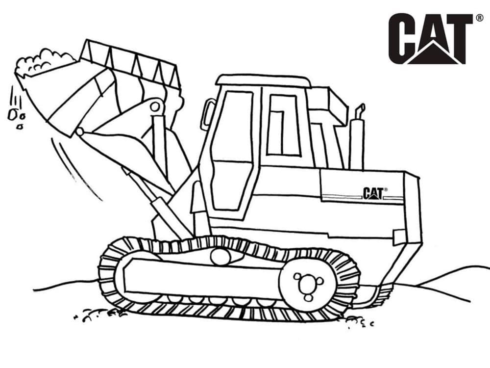 Dibujo gratuito Bulldozer / Pala Mecánica #204529 de la coleccion Transporte para imprimir