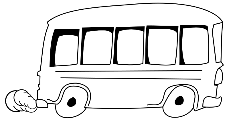 Dibujo para colorear: Bus (Transporte) #135281 - Dibujos para Colorear e Imprimir Gratis