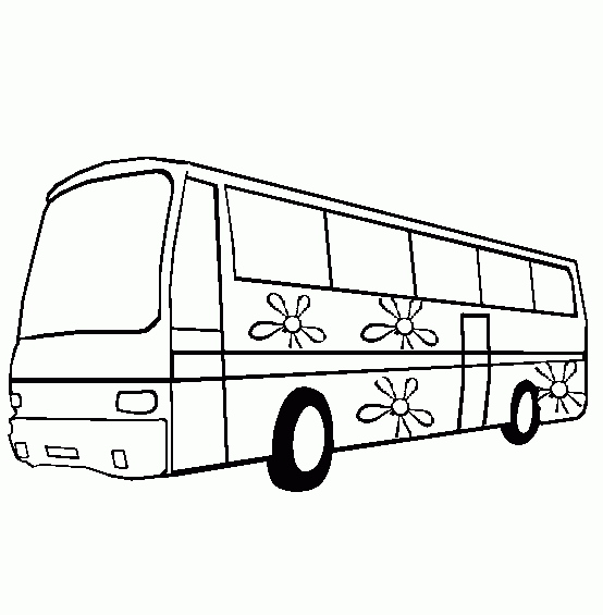 Dibujo para colorear: Bus (Transporte) #135282 - Dibujos para Colorear e Imprimir Gratis