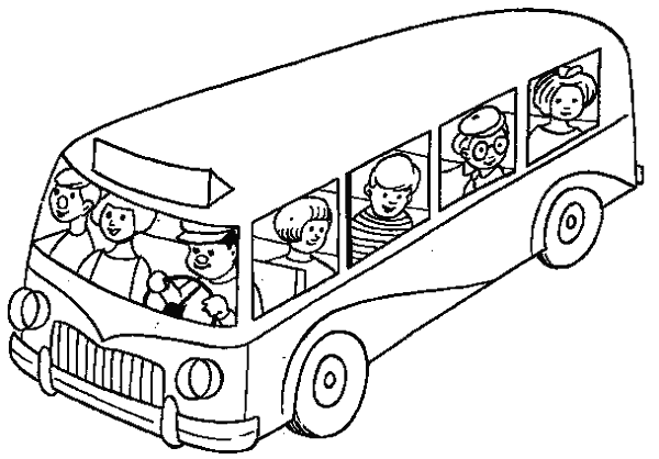 Dibujos de Bus #135305 (Transporte) para colorear – Páginas imprimibles  gratis