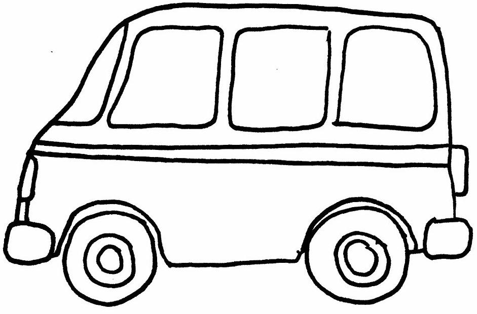 Dibujo para colorear: Bus (Transporte) #135310 - Dibujos para Colorear e Imprimir Gratis