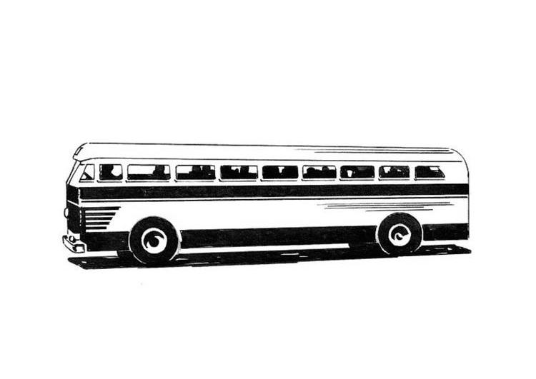 Dibujo para colorear: Bus (Transporte) #135318 - Dibujos para Colorear e Imprimir Gratis