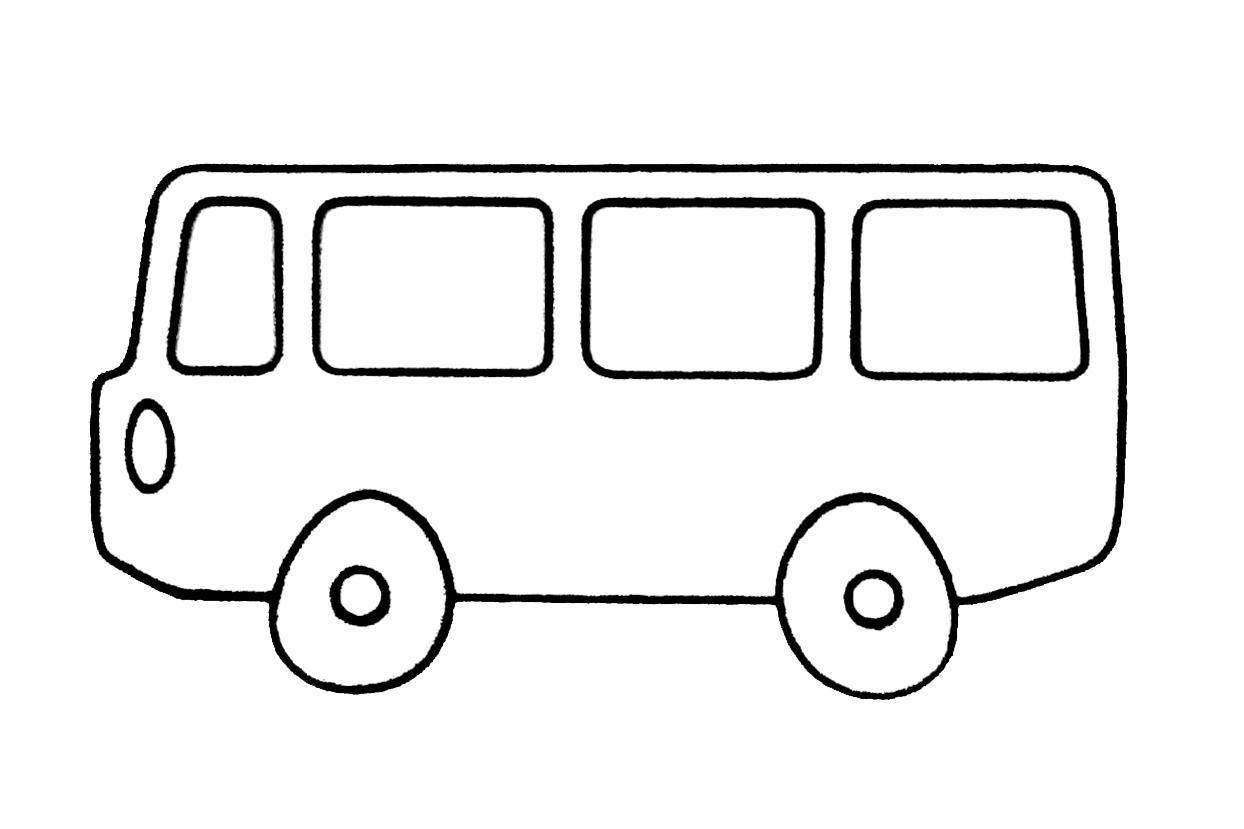 Dibujo para colorear: Bus (Transporte) #135322 - Dibujos para Colorear e Imprimir Gratis
