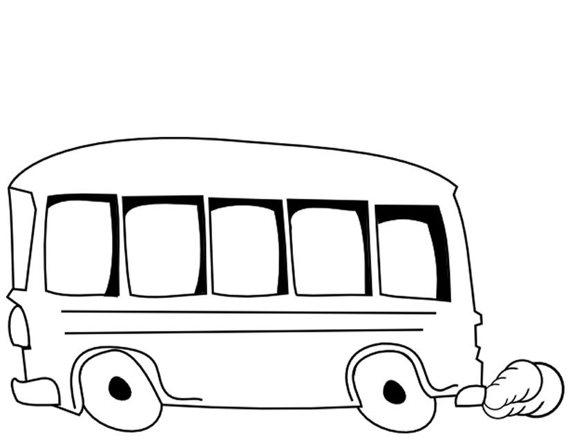 Dibujo para colorear: Bus (Transporte) #135337 - Dibujos para Colorear e Imprimir Gratis