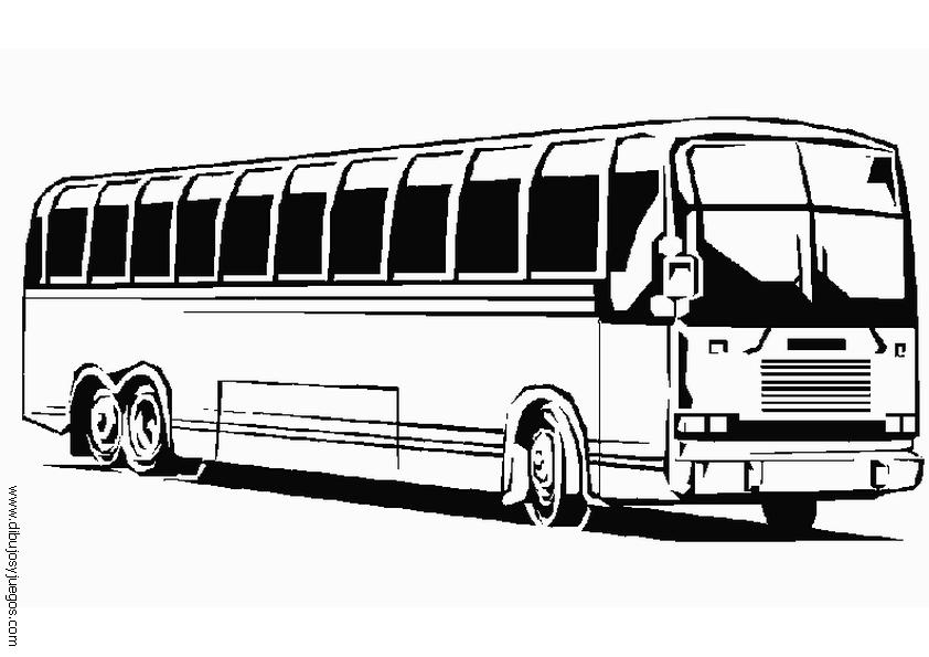 Dibujos de Bus #135343 (Transporte) para colorear – Páginas imprimibles  gratis