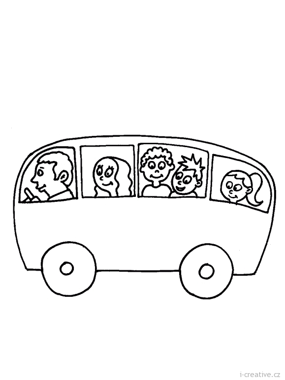 Dibujo para colorear: Bus (Transporte) #135369 - Dibujos para Colorear e Imprimir Gratis