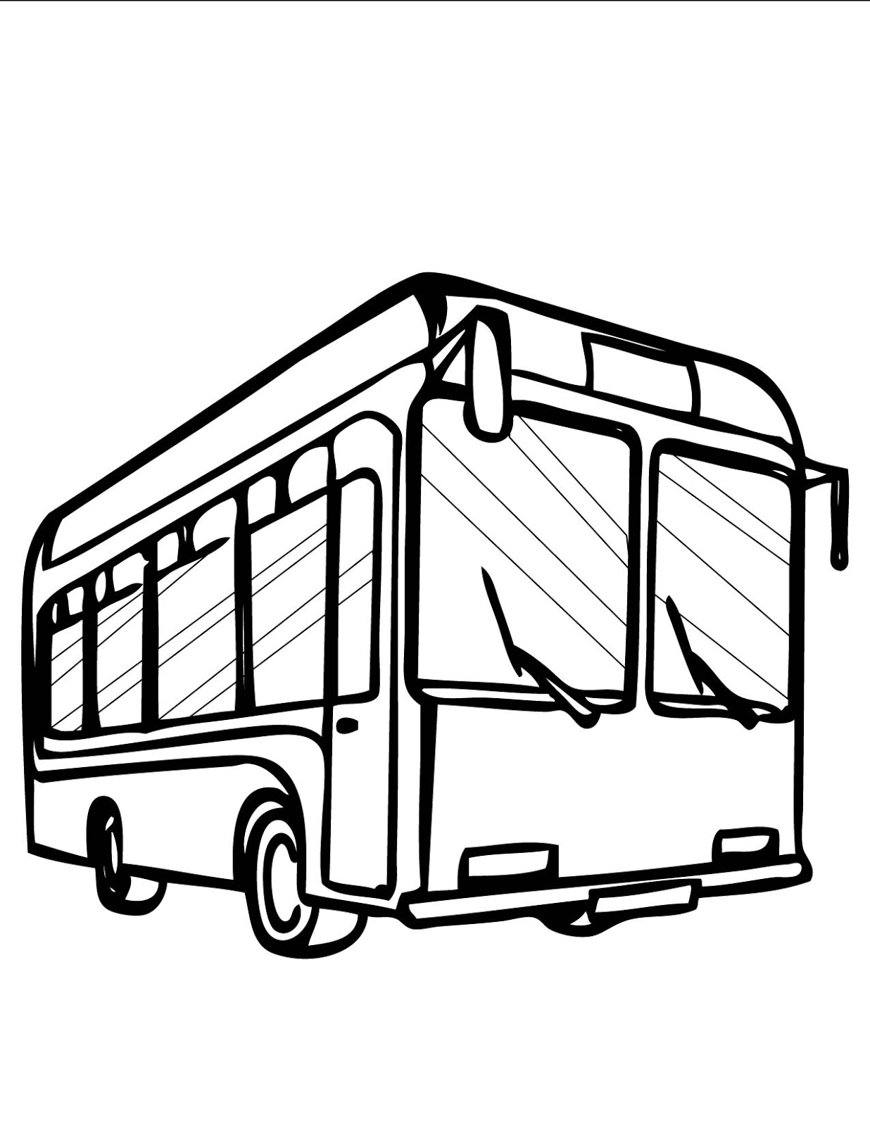 Dibujos de Bus #135384 (Transporte) para colorear – Páginas imprimibles  gratis