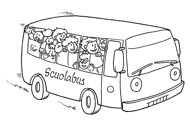 Dibujo para colorear: Bus (Transporte) #135394 - Dibujos para Colorear e Imprimir Gratis