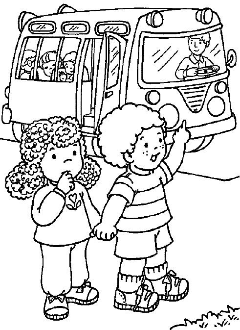Dibujo para colorear: Bus (Transporte) #135399 - Dibujos para Colorear e Imprimir Gratis