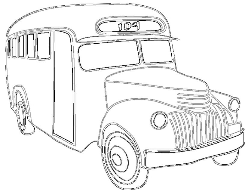 Dibujo para colorear: Bus (Transporte) #135462 - Dibujos para Colorear e Imprimir Gratis