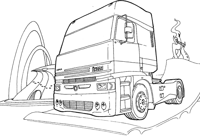 Dibujo gratuito Camión #135540 de la coleccion Transporte para imprimir