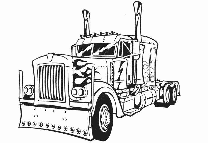 Dibujo gratuito Camión #135552 de la coleccion Transporte para imprimir