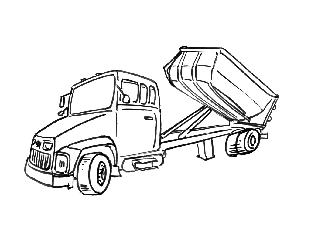 Dibujo gratuito Camión #135613 de la coleccion Transporte para imprimir