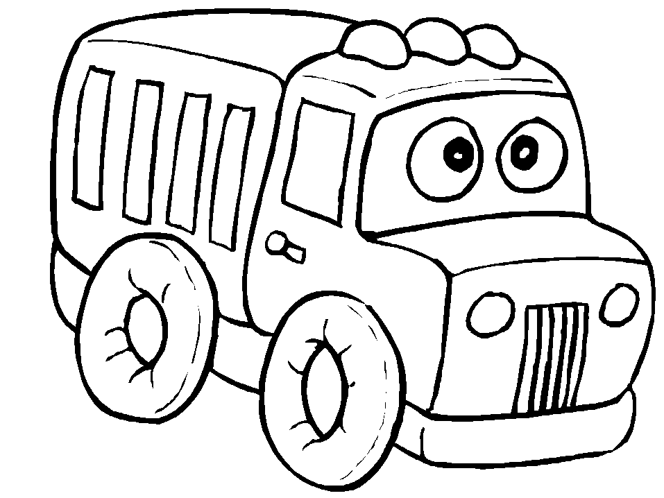 Dibujo para colorear: Camión (Transporte) #135714 - Dibujos para Colorear e Imprimir Gratis