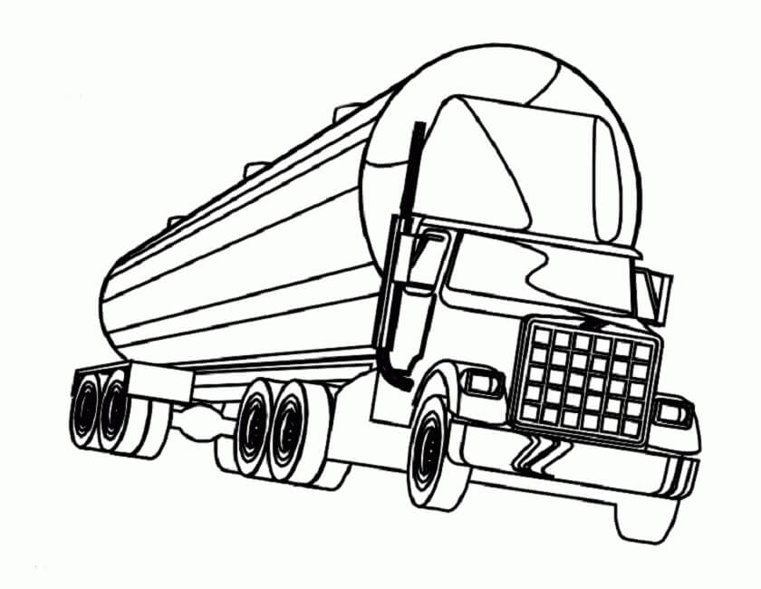 Dibujo gratuito Camión #180707 de la coleccion Transporte para imprimir