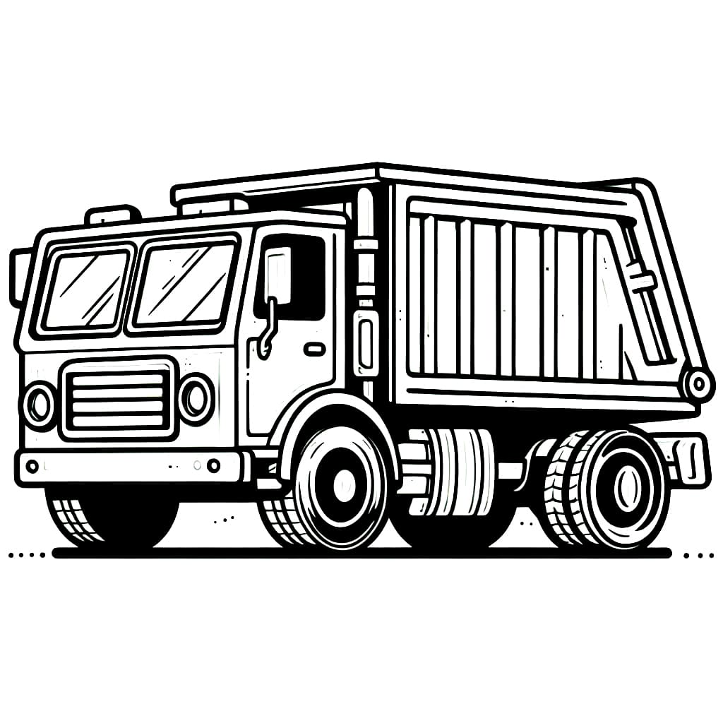 Dibujo gratuito Camión de Basura #202051 de la coleccion Transporte para imprimir Dibujo gratuito Camión de Basura #202051 de la coleccion Transporte para imprimir