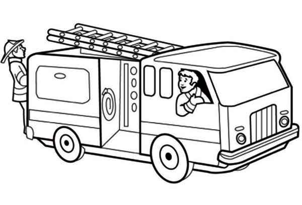 Dibujo gratuito Camión de Bomberos #135803 de la coleccion Transporte para imprimir Dibujo gratuito Camión de Bomberos #135803 de la coleccion Transporte para imprimir