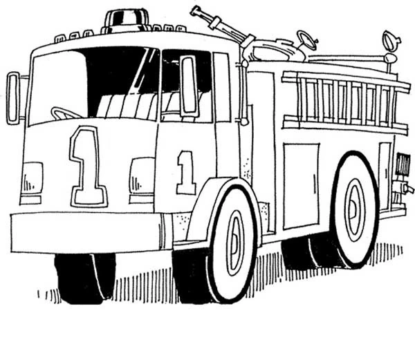 Dibujo gratuito Camión de Bomberos #135849 de la coleccion Transporte para imprimir Dibujo gratuito Camión de Bomberos #135849 de la coleccion Transporte para imprimir