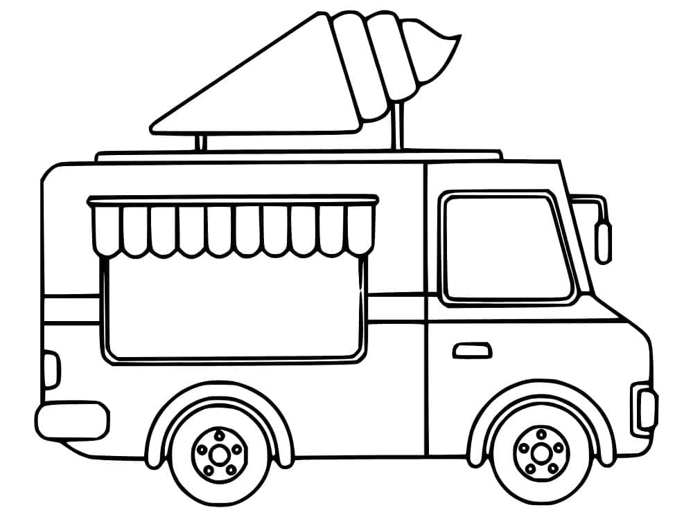 Dibujo gratuito Camión de Helados #213361 de la coleccion Transporte para imprimir Dibujo gratuito Camión de Helados #213361 de la coleccion Transporte para imprimir