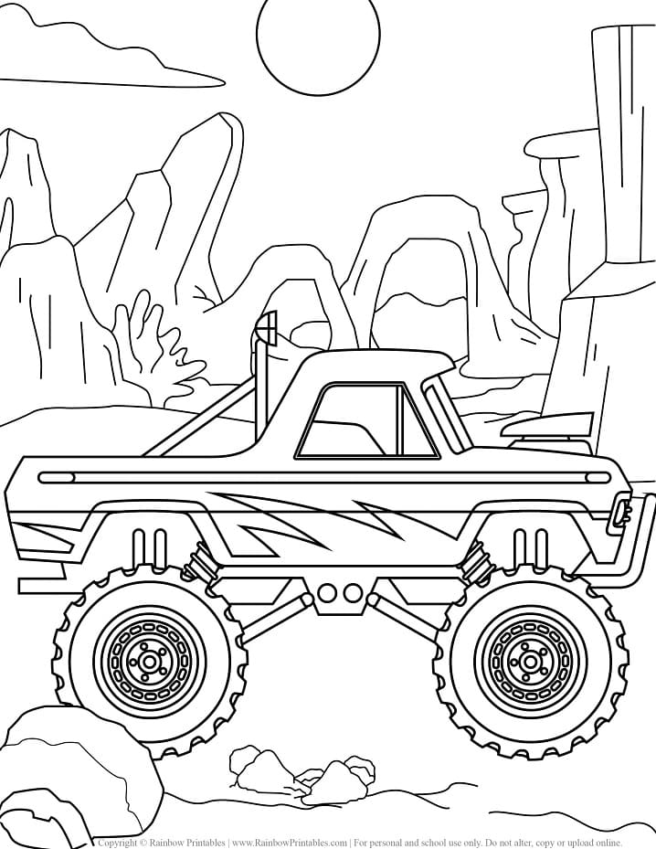Dibujo gratuito Camión Monstruo #174835 de la coleccion Transporte para imprimir Dibujo gratuito Camión Monstruo #174835 de la coleccion Transporte para imprimir