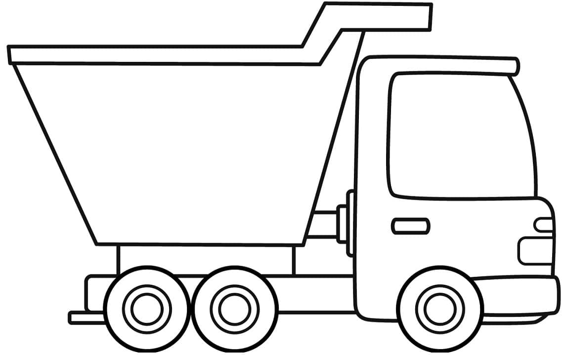 Dibujo gratuito Camión Volquete #202018 de la coleccion Transporte para imprimir