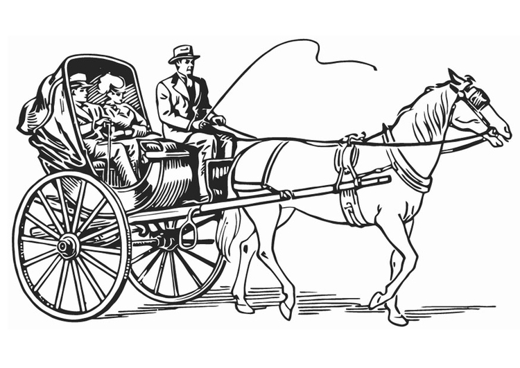 Dibujo para colorear: Carriage (Transporte) #146178 - Dibujos para Colorear e Imprimir Gratis