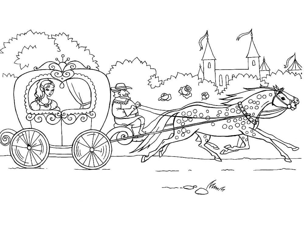 Dibujo gratuito Carruaje #209836 de la coleccion Transporte para imprimir