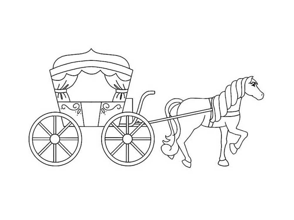 Dibujo para colorear: Carruaje (Transporte) #209846 - Dibujos para Colorear e Imprimir Gratis