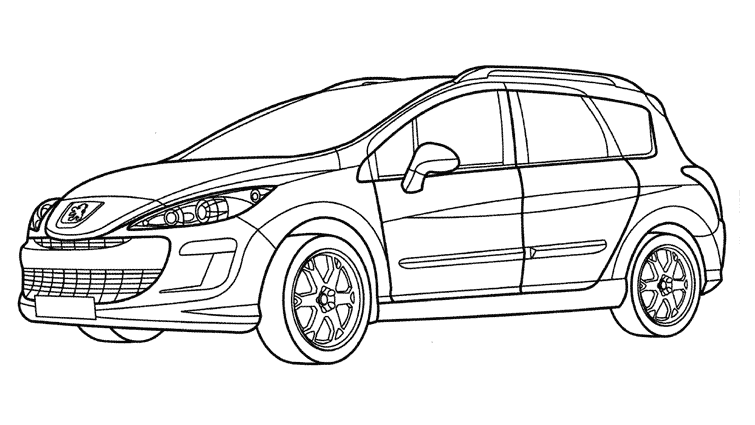 Dibujo para colorear: Cars (Transporte) #146448 - Dibujos para Colorear e Imprimir Gratis