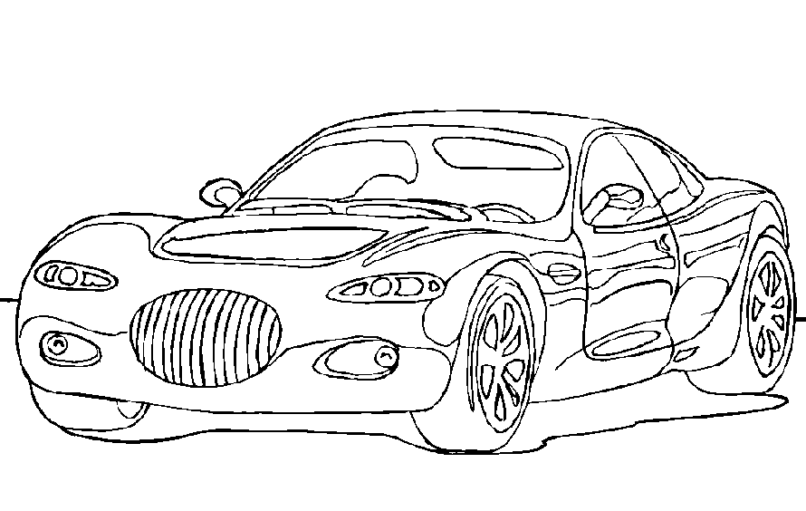 Dibujo para colorear: Cars (Transporte) #146457 - Dibujos para Colorear e Imprimir Gratis