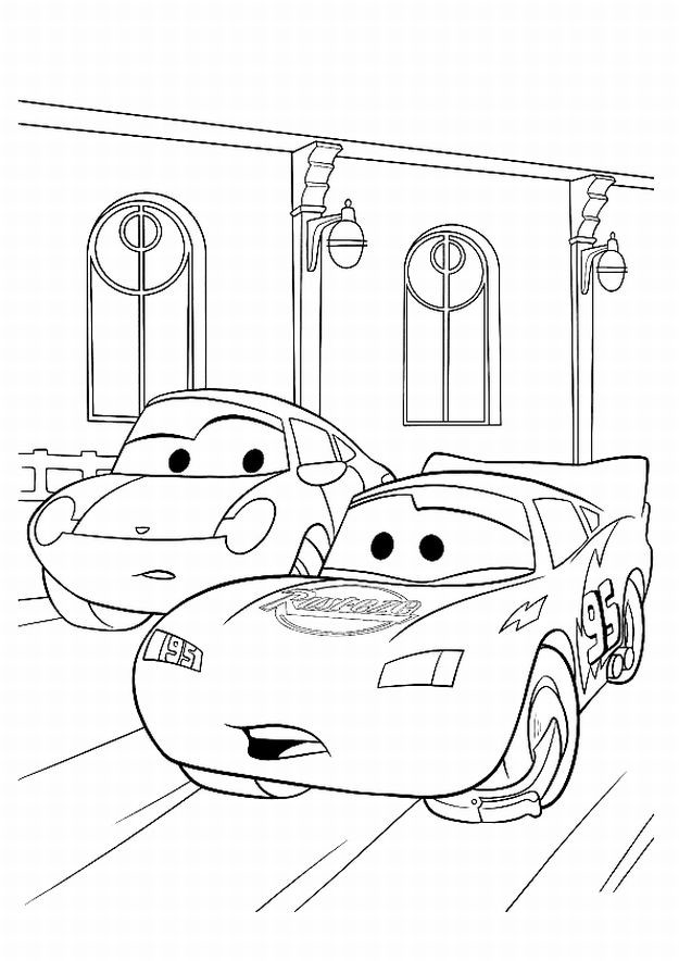 Dibujo para colorear: Cars (Transporte) #146505 - Dibujos para Colorear e Imprimir Gratis