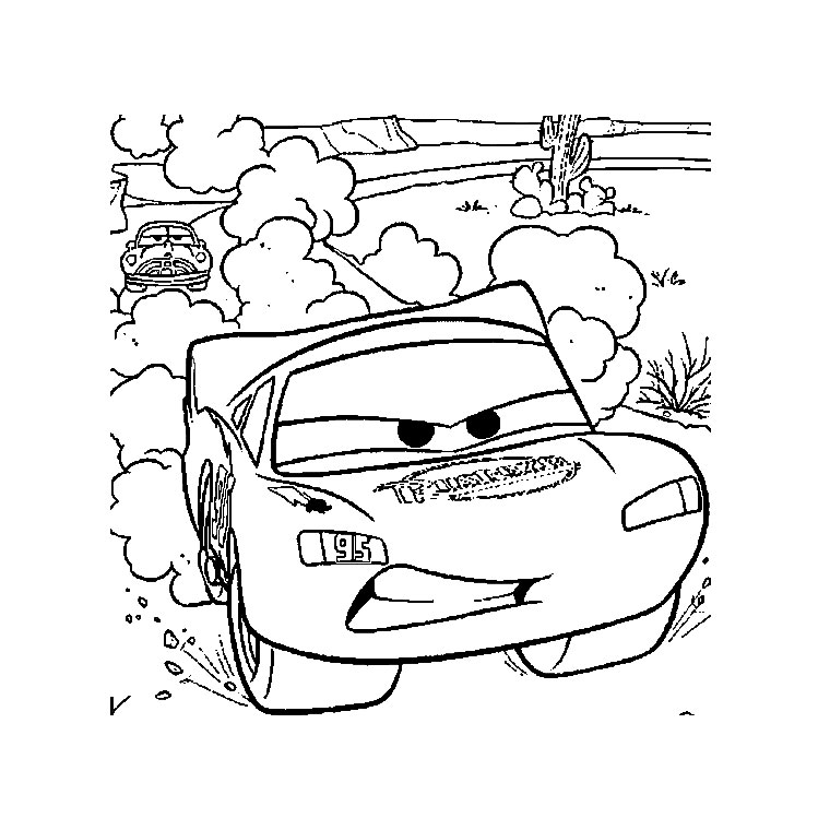 Dibujo para colorear: Cars (Transporte) #146549 - Dibujos para Colorear e Imprimir Gratis