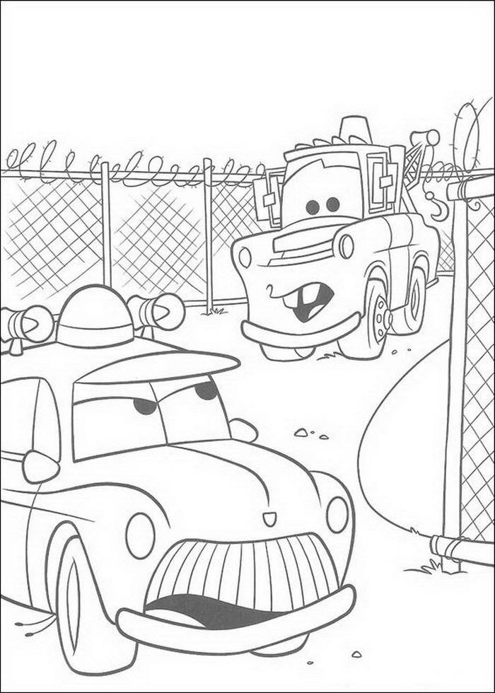 Dibujo para colorear: Cars (Transporte) #146585 - Dibujos para Colorear e Imprimir Gratis